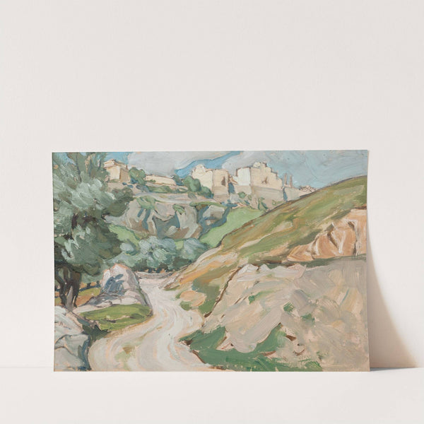 The Road to Jerusalem. Study by Anna Boberg