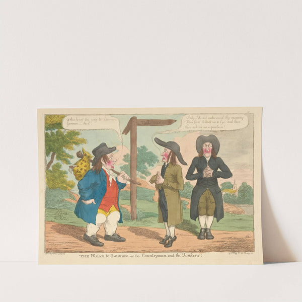 The road to London or the countryman and the Quakers!. by George Moutard Woodward