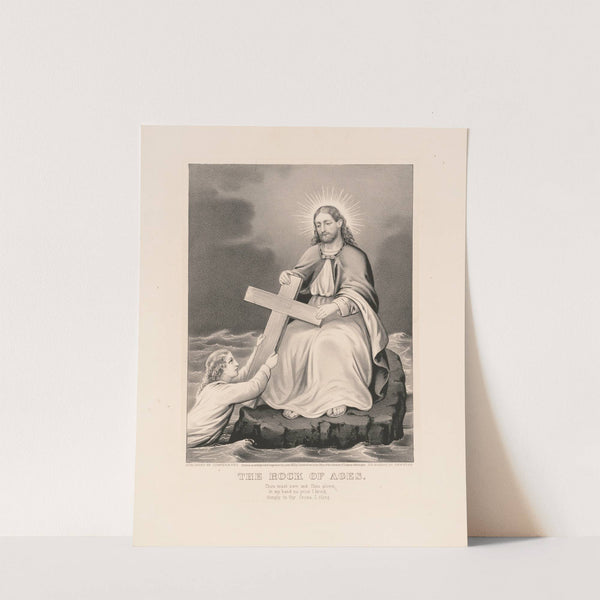 The rock of ages (1873) by Currier & Ives.