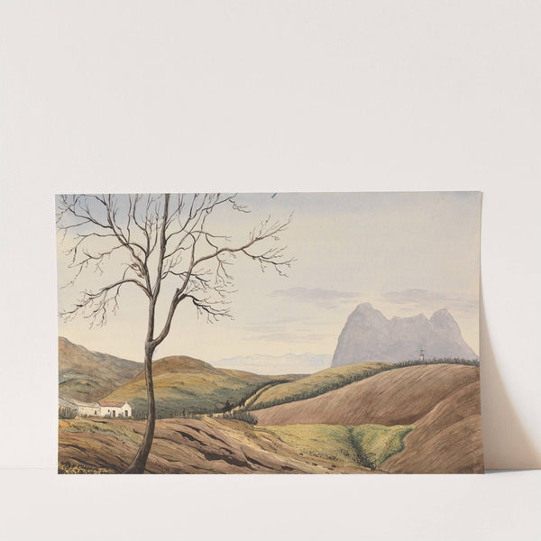 The Rock of Gibraltar from the Alameida at San Roque by George Lothian Hall