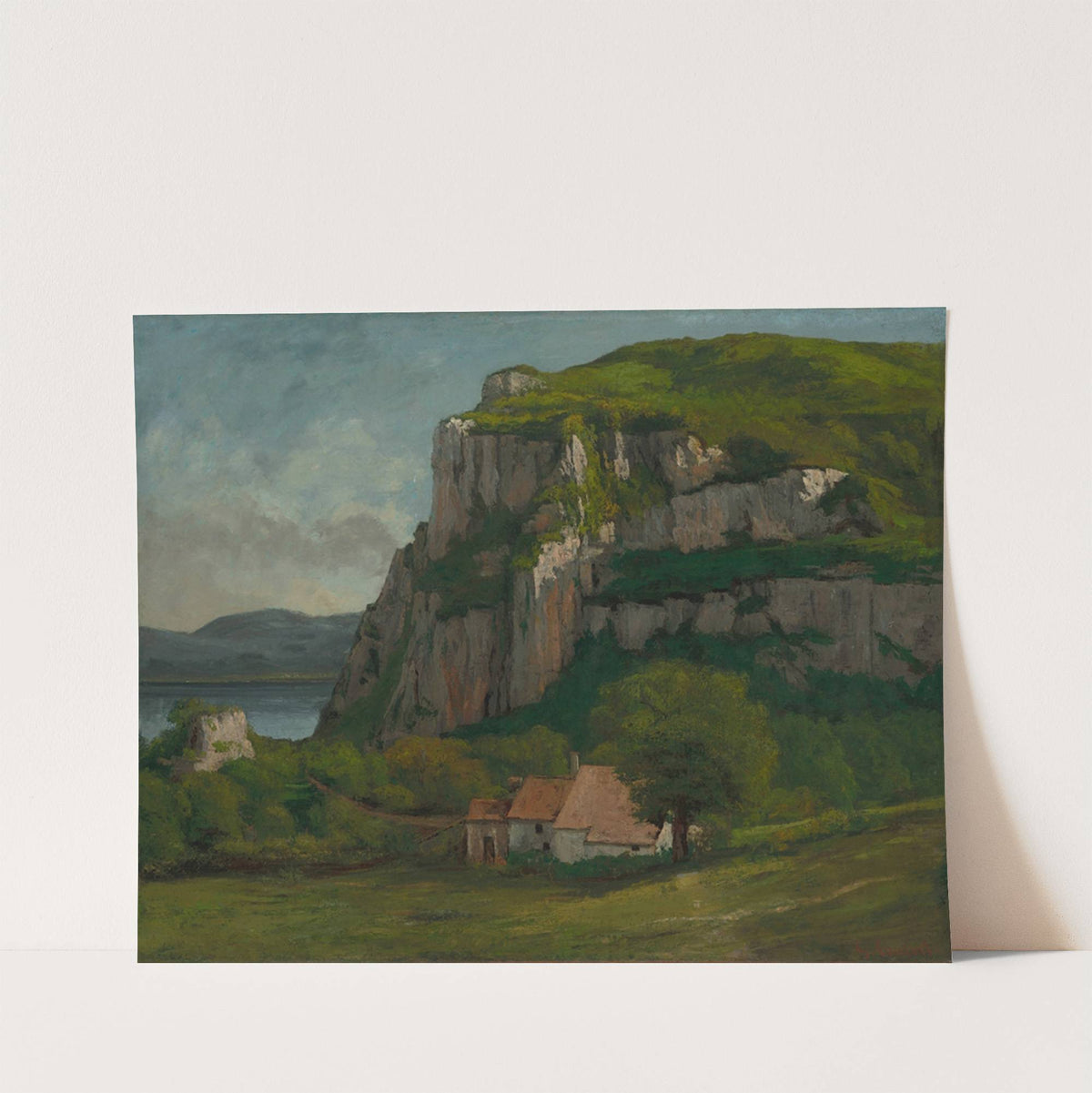 The Rock of Hautepierre (c. 1869) by Gustave Courbet