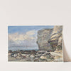 The Rocky Beach and Cliffs at Fécamp (mid-1830s) by Edward William Cooke