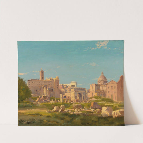 The Roman Forum by Henri-Joseph Harpignies