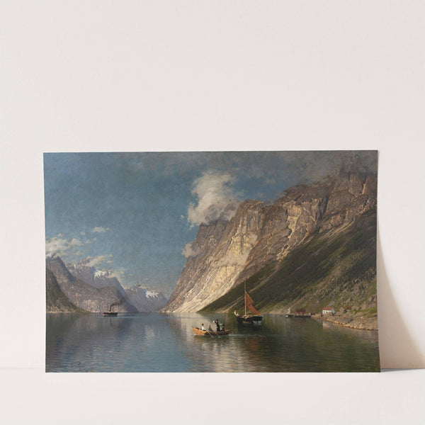 The Romsdal Fiord (1877) by Adelsteen Normann