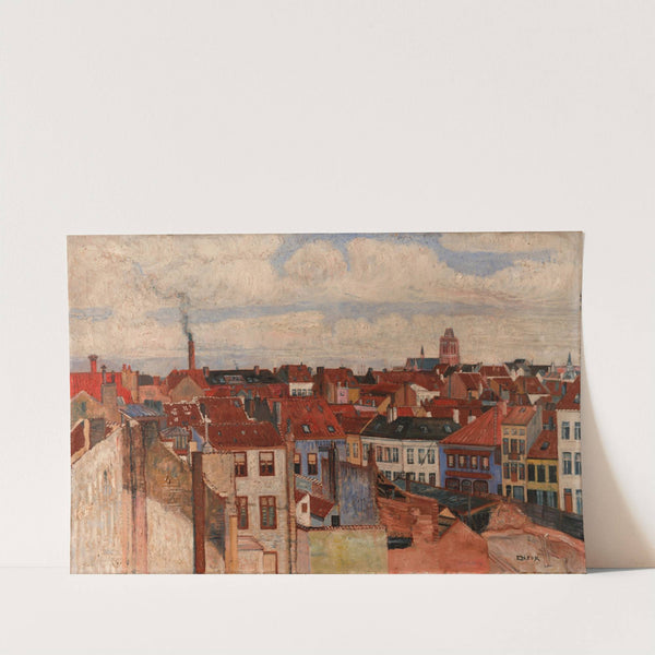 The rooftops of Ostend by James Ensor