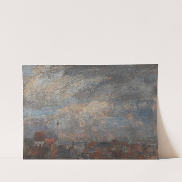 The Rooftops of Ostend by James Ensor