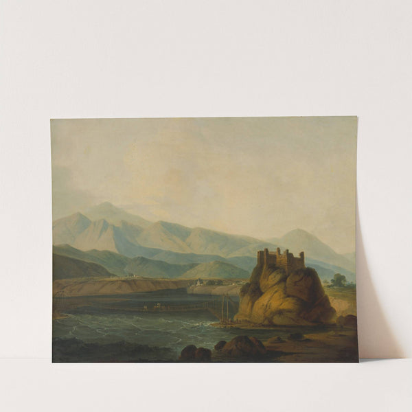 The Rope Bridge at Serinagur by Thomas Daniell