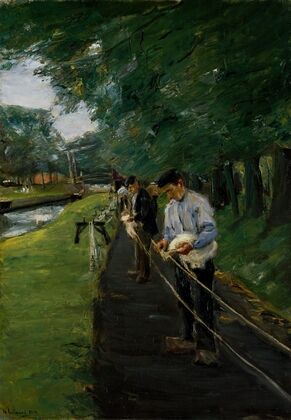 The Ropewalk in Edam (1904)