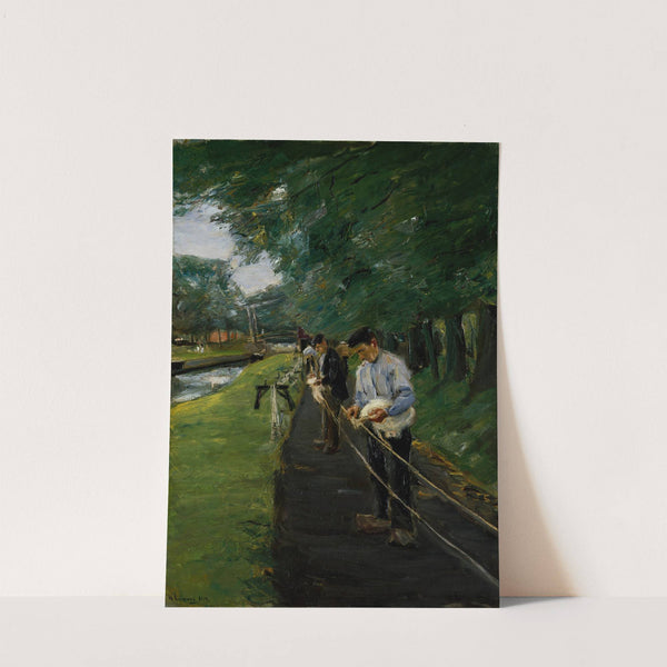 The Ropewalk in Edam (1904) by Max Liebermann