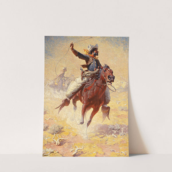 The Roping (1914) by William Robinson Leigh