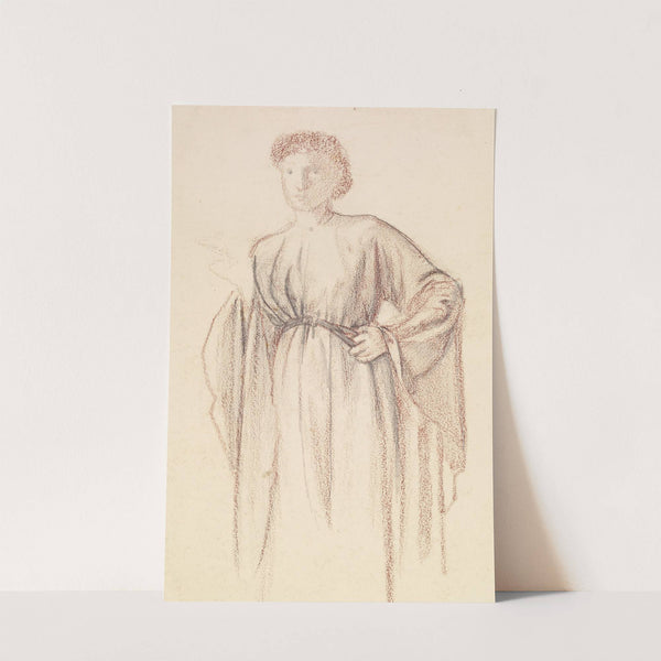The Rose Garden - Study by Sir Edward Coley Burne-Jones
