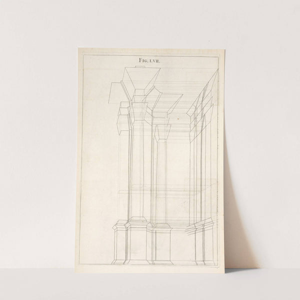 The rough draught of the following figure by Andrea Pozzo