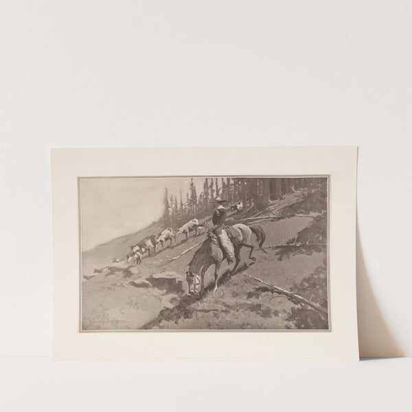 The roundup (1902) by Frederic Remington