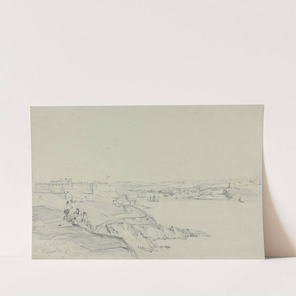 The Royal Citadel and Cattewater, Plymouth by William Callow