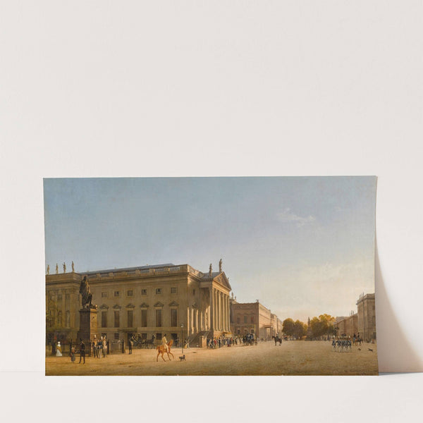 The Royal Opera, Unter den Linden, Berlin (1845) by Eduard Gaertner