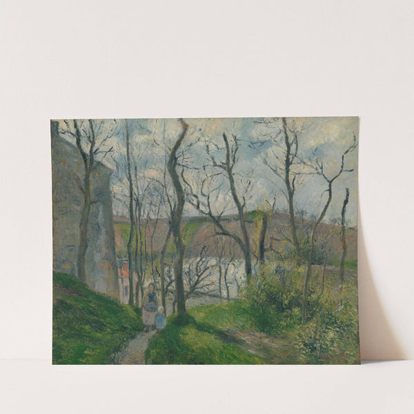 The ‘Royal Palace’ at the Hermitage, Pontoise (1879) by Camille Pissarro