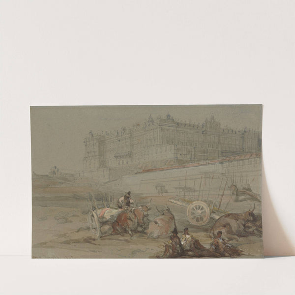 The Royal Palace, Madrid, 1832 (1832) by David Roberts