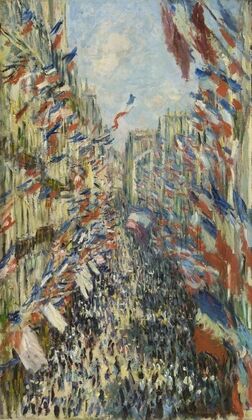 The Rue Montorgueil in Paris. Celebration of June 30, 1878 (1878)