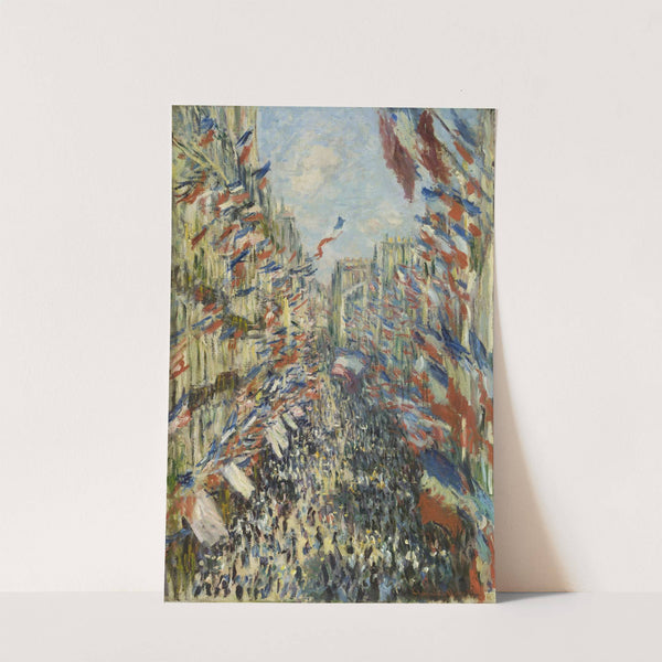 The Rue Montorgueil in Paris. Celebration of June 30, 1878 (1878) by Claude Monet