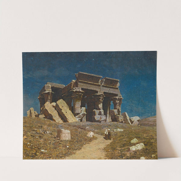 The Ruined Temple Of Kom Ombo, Egypt by Ivan Fedorovich Choultse