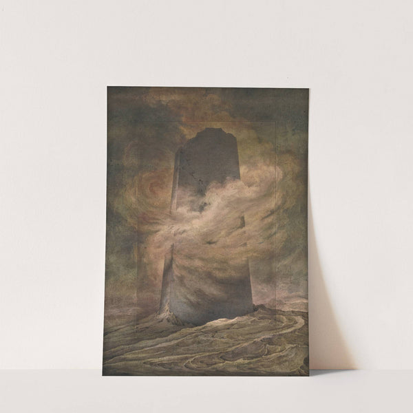 The ruinous tower of Babel by David Humbert de Superville