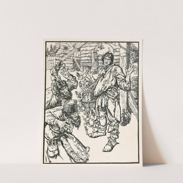 The rulers of Hell laid hands upon the overseer straightway by Noel Nisbet