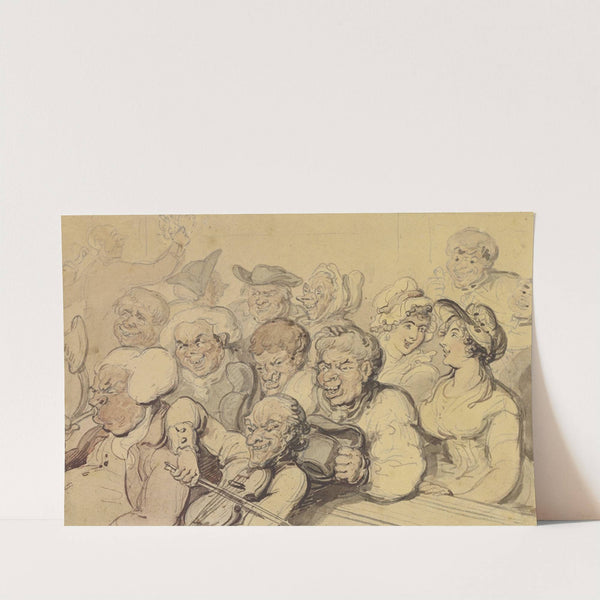 The Rustic Choir by Thomas Rowlandson