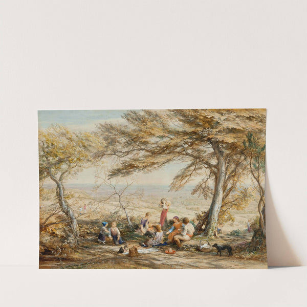 The rustic dinner by Samuel Palmer