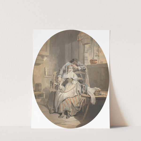 The Rustic Lover (1786) by Francis Wheatley