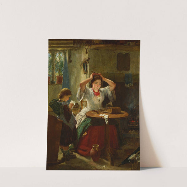 The rustic toilet by Thomas Faed