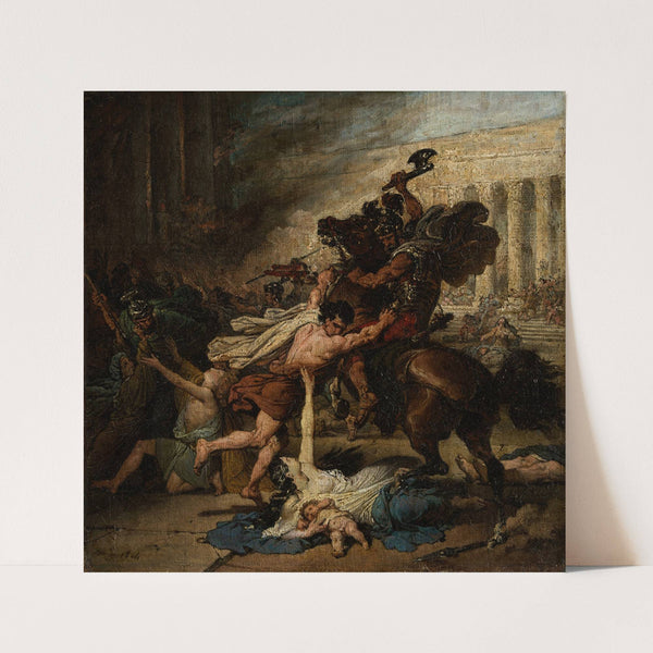 The Sack of Jerusalem by the Romans (1824) by François Joseph Heim