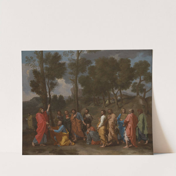 The Sacrament Of Ordination (Christ Presenting The Keys To Saint Peter) by Nicolas Poussin