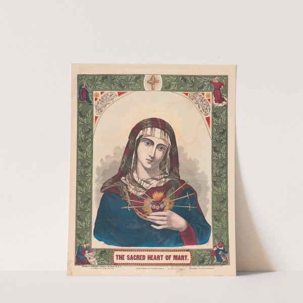 The sacred heart of Mary (1866) by Haasis & Lubrecht