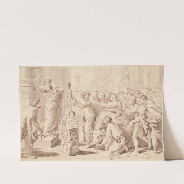 The Sacrifice at Lystra by George Baxter