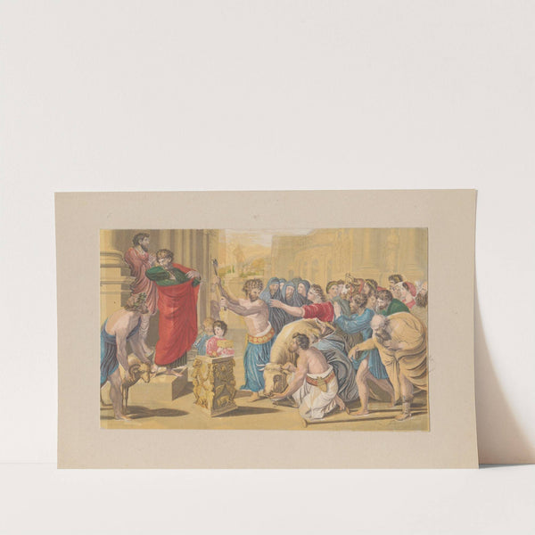 The Sacrifice at Lystra by George Baxter