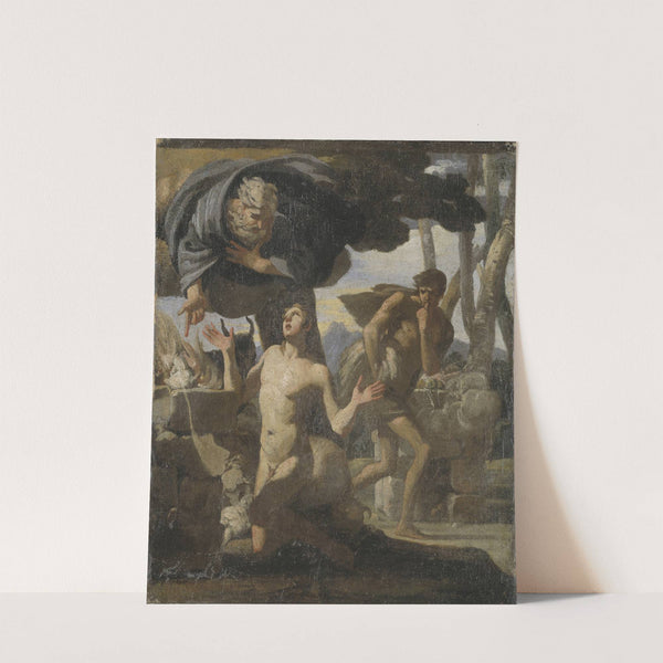 The Sacrifice of Abel. Study by Charles Mellin