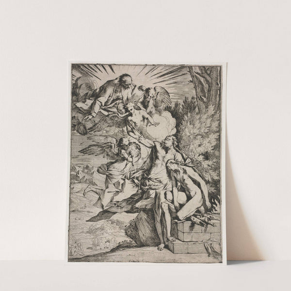 The Sacrifice of Abraham (ca. 1645–50) by Pietro Testa