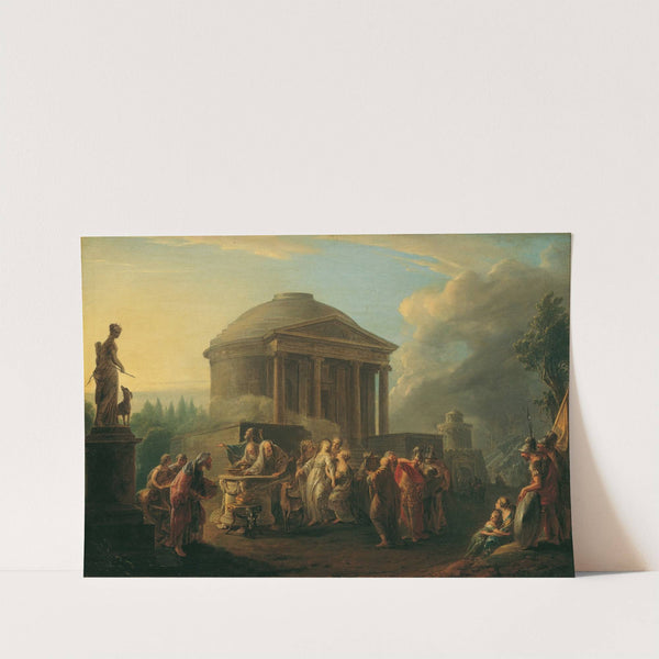 The Sacrifice Of Iphigenia by Vinzenz Fischer