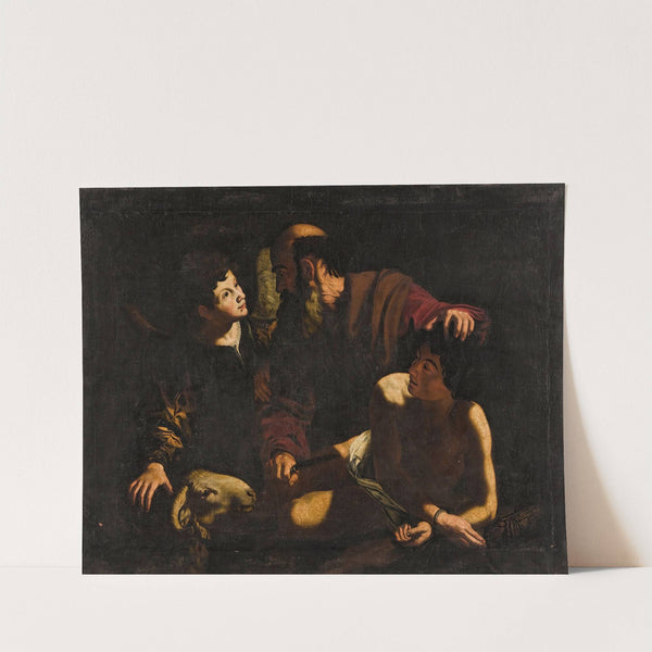 The Sacrifice of Isaac by After Bartolomeo Cavarozzi
