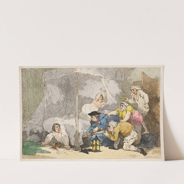 The sad discovery or the graceless apprentice (1785) by Thomas Rowlandson