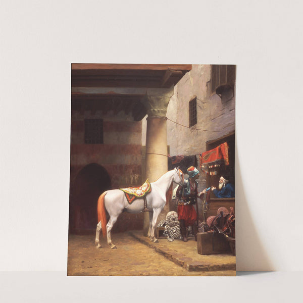 The Saddle Bazaar, Cairo (1883) by Jean-Léon Gérôme