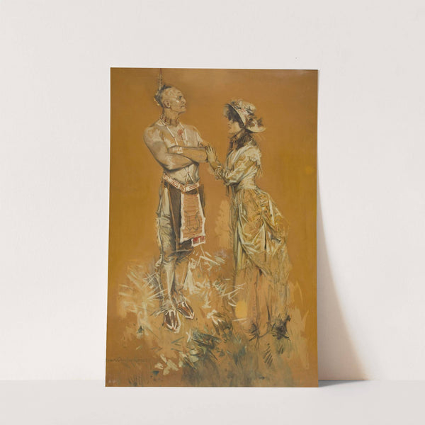 The Sagamore and the Lady (1913) by Howard Chandler Christy