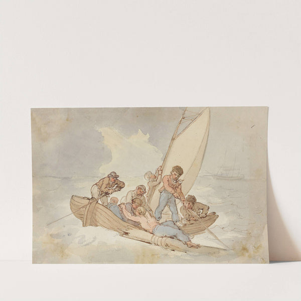 The sailor saved by Thomas Rowlandson