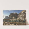 The Saint Catherine Monastery in Sinai by Adolf Meckel von Hemsbach