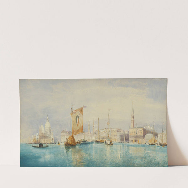 The Saint Mark’s Basin, Venice (about 1860) by James Holland