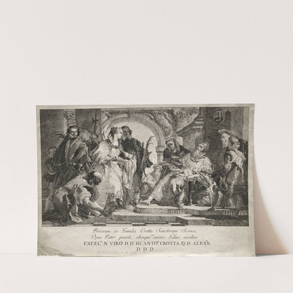 The Saints of the Crotta Family (c. 1750) by Giovanni Domenico Tiepolo