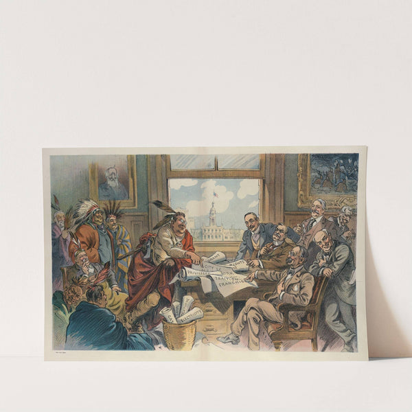 The sale of Manhattan (price not mentioned) – a continuous performance (1909) by Udo Keppler