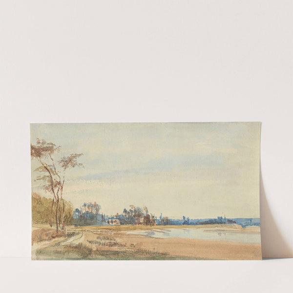 The Salt Marshes near Trouville (1826) by Richard Parkes Bonington