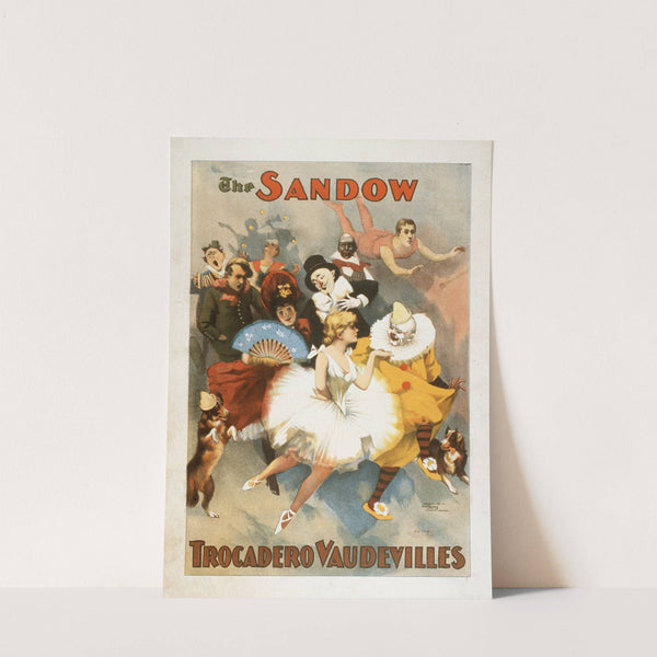 The Sandow Trocadero Vaudevilles by Strobridge & Co. Lith.