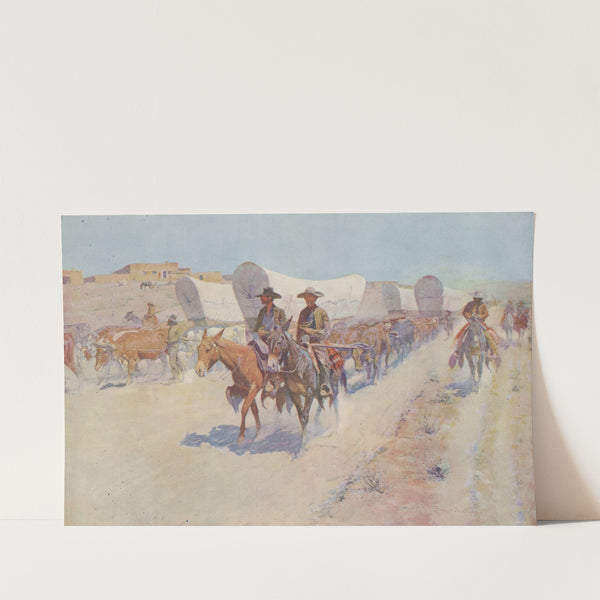 The Santa Fe trade (1904) by Frederic Remington
